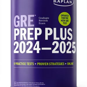 Kaplan GRE Test Prep Guide 2024 eBook 648‑Page Comprehensive Practice-0