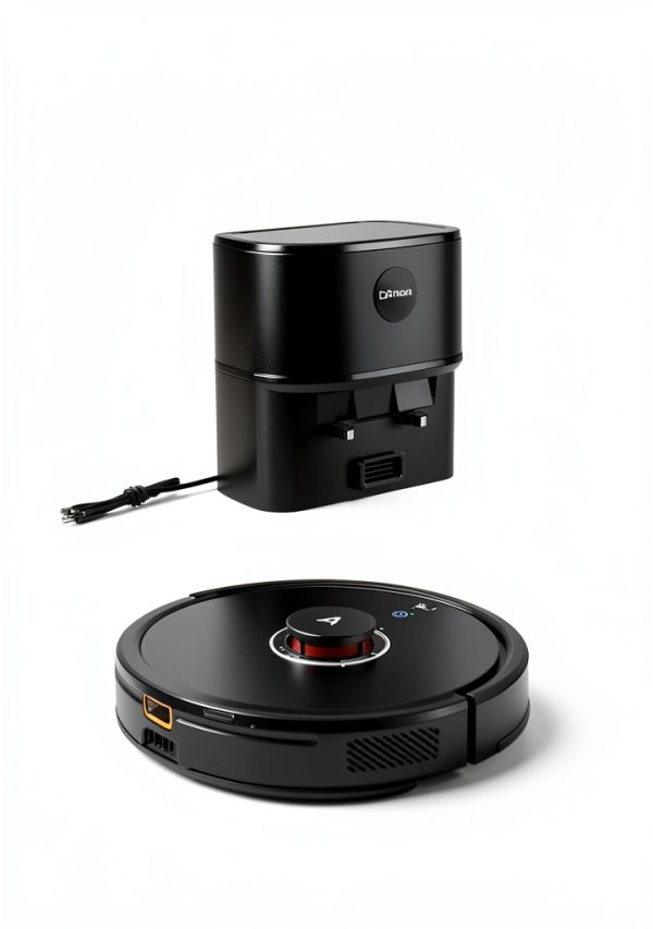 Airzeen Robot Vacuum Mop Q10 Pro Black 5000Pa Suction Self Empty-5