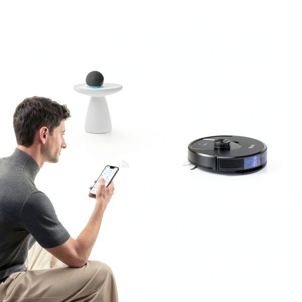 Tikom L8000 Pro Robot Vacuum and Mop Combo 6000Pa Suction Pure Black-3
