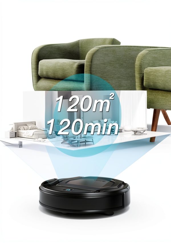 Lefant Robot Vacuum Cleaner 2200Pa 120min WiFi Alexa M210PB-4