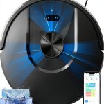 Tikom L8000 Pro Robot Vacuum and Mop Combo 6000Pa Suction Pure Black-0