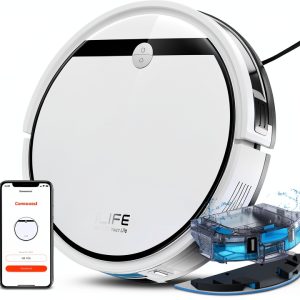 ILIFE Robot Vacuum and Mop Combo V3x 3000Pa 120min Robotic Cleaner-0