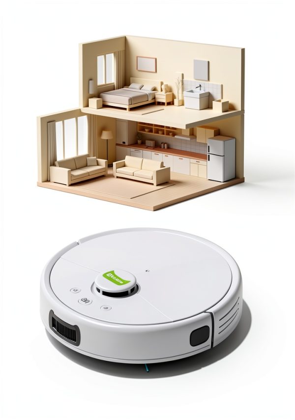 V5 PRO Robot Vacuum EXTRAVIS 10000Pa Suction Self‑Empty LDS Navigation-6