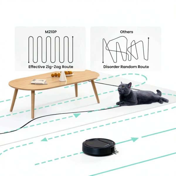 Lefant M210 Pro Robot Vacuum Cleaner Slim Quiet Design Pet Hair Power-1