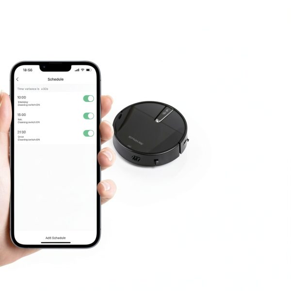 Robot Vacuum Cleaner ROPVACNIC A1 3000Pa Cyclone Suction App Control-1