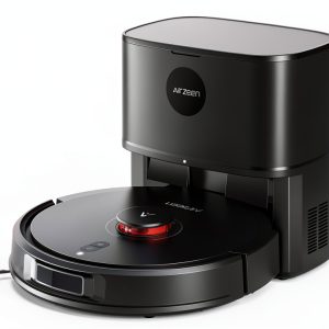 Airzeen Robot Vacuum Mop Q10 Pro Black 5000Pa Suction Self Empty-0