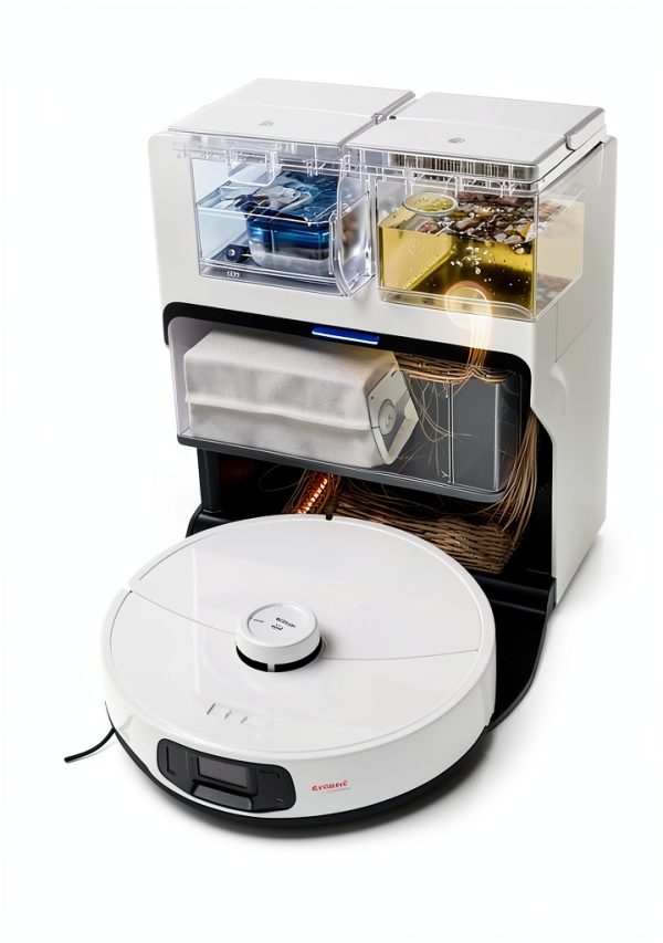 Roborock S8 MaxV Ultra Robot Vacuum, Sonic Mop, 10000 Pa, White-1